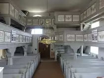 Kr�gelstein, Emporen im Innenraum der Ev. Kirche (19.05.2018)