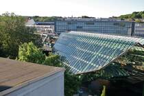 Schwebebahn-Station Kluse in Elberfeld in der Draufsicht. 25.04.2012