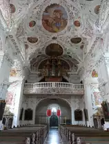 Speinshart, Orgelempore in der Klosterkirche Unbefleckte Empf�ngnis Mari� (20.05.2018)