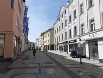 Passau, H�user in der Stra�e Heuwinkel in der Altstadt (22.04.2019)