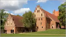Chorin. Blick auf den Westfl�gel und ein Wirtschaftsgeb�ude des 1258 gegr�ndeten Klosters Chorin. 13.05.2019