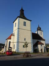 Velhratice, Pfarrkirche St. Maria Wiegenfest, erbaut im 12. Jahrhundert (25.05.2019)