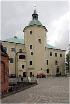 Słupsk (Stolp). Das Schloss der Pommerherzge wurde 1507 errichtet und in spteren Jahren umgebaut. Heute beherbergt das Schloss das Mittelpommersche Museum. 11.05.2019