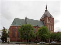 Koszalin (Kslin). Die Marienkirche wurde zwischen 1300 und 1333 errichtet. 12.05.2019