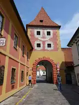 Cesky Krumlov/Krumau, Budweiser Tor oder Budějovick� br�na (26.05.2019)