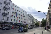 Boxhagener Stra�e im Berliner Ortsteil Friedrichshain. Aufnahme: 8. Juni 2019.