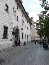 Cesky Krumlov/Krumau, 5 Sterne Hotel Rose in einem Renaissance Geb�ude in der Horni Stra�e (26.05.2019)