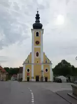 Bene�ov nad Černou, gotische St. Jakob Kirche, barock umgebaut im 17. Jahrhundert (27.05.2019)