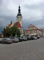 Tabor, Dekanatskirche der Verkl�rung auf dem Berg, erbaut bis 1512 (27.05.2019)