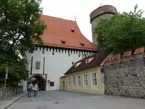 Tabor, Burg Kotnov und Bechyněr Tor in der Klokotska Stra�e (27.05.2019)