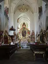 Zeliv/ Seelau, barocke Alt�re in der Klosterkirche Maria Geburt (28.05.2019)