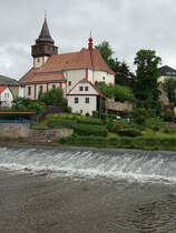 Svetla nad Szavou, gotische St. Wenzel Kirche, erbaut ab 1207 (28.05.2019)