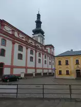 Polna, Pfarrkirche Mari� Himmelfahrt, erbaut von 1699 bis 1707 (28.05.2019)