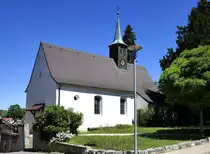 Mauchen im Markgr�flerland, die St.Nikolauskapelle, 1673 eingeweiht, Juli 2019