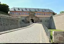 Blick auf den Eingang zur Zitadelle Petersberg in Erfurt, eine barocke Festung aus dem 17. Jahrhundert.
[3.6.2019 | 16:08 Uhr]
