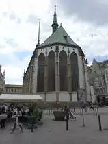 Brno/ Br�nn, sp�tgotische St. Jakob Kirche, erbaut von 1510 bis 1511 (30.05.2019)