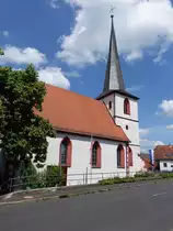 Wernfeld, Maria Himmelfahrt Kirche, erbaut 1484, Langhaus erweitert 1614 (26.05.2018)