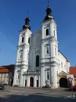 Lomnice u Ti�nova/ Lomnitz, barocke Maria Himmelfahrt Kirche, erbaut von Paul Weinberger und Johann Baptist Erna nach Pl�nen von Giovanni Pietro Tencalla (01.06.2019)