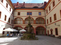 Lnare/ Schlsselburg, Innenhof des Schloss Schlsselburg (02.06.2019)