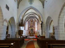 Nepomuk/ Pumuk, gotischer Innenraum der Pfarrkirche St. Jakobus (02.06.2019)