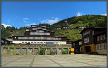 Am Rammelsberg bei Goslar wurde bereits seit dem 10. Jahrhundert Erz abgebaut. Die oberirdischen Anlagen des Bergwerks wurden zum Groteil in den 1930er Jahren neu errichtet. Heute knnen die umfangreichen Anlagen als Besucherbergwerk besichtigt werden. (21.07.2019)