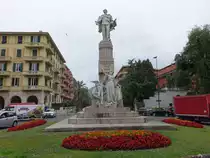 Chiavari, Denkmal f�r Vittorio Emanuele II. an der Piazza Nostra Signora dell Orto (15.06.2019)