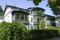 Haus im Jschkental (Jaskowa Molina) im Danziger Stadtteil Langfuhr (Gdańsk-Wrzeszcz). Aufnhame: 14. August 2019.