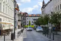 Die Strae Wajdeloty im Danziger Stadtteil Langfuhr (Gdańsk-Wrzeszcz), Spielort des Romans Die Blechtrommel von Gnter Grass. Aufnahme: 14. August 2019.