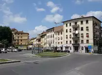 Pistoia, Huser an der Piazza San Francesco (16.06.2019)