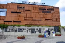 Das Europische Zentrum der Solidaritt (ECS) am ehemaligen Leninwerft in Danzig (Gdańsk).Aufnahme: 13. August 2019.