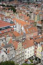 Danzig - Gdnsk. Aussicht vom Turm des Rechtstdtischen Rathauses. Aufnahme: 12. August 2019.