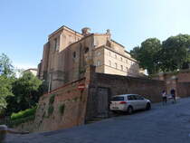 Siena, Pfarrkirche Sant Agostino am Prato di Agostino, erbaut ab 1283 (17.06.2019)