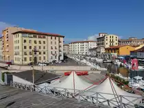 Livorno, H�user am Kanal Fosso Venezia (18.06.2019)