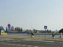 Blick in einen  Teil des Hafens von Swinemnde am 31. August 2019.