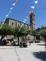 Sartene, Pfarrkirche Sainte-Marie am Place Porta, erbaut im 17. Jahrhundert (20.06.2019)