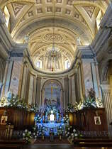 Porto-Vecchio, Innenraum der Pfarrkirche St. Jean Baptist (20.06.2019)