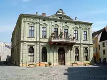 Das Museum Schreiner-h�z in der Soproner Innenstadt (neben der Evangelischen Kirche in der Klostergasse/Kolostor utca), 28.08.2019.