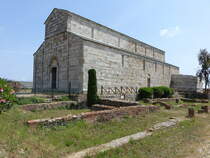 Marana, Kirche La Canonica, pisanischer Stil, erbaut im 12. Jahrhundert (21.06.2019)