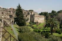 Blick ber das antike Pompeji; 29.03.2008