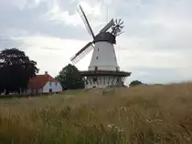 Dyboller Windm�hle, w�hrend der beiden schleswigschen Kriegen zerst�rt, ab 1864 wieder aufgebaut (20.07.2019)