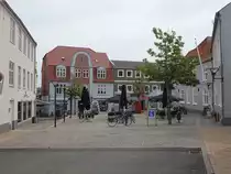 Aabenraa, Geb�ude am Norretorv Platz (20.07.2019)