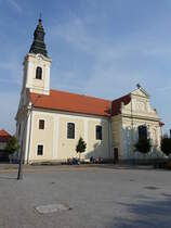Kiskrs, neubarocke Pfarrkirche St. Josef, erbaut 1826 (24.08.2019)