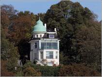 Hamburg. Schne Villa an der Elbchaussee mit Aussicht auf die Elbe. 07.10.2019