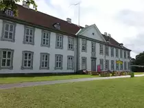 Odense, barockes Schloss, erbaut von 1720 bis 1723 durch J. C. Krieger fr Knig Frederik IV (21.07.2019)
