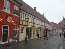 Svendborg, Fachwerkhuser in der Korsgade Strae (22.07.2019)