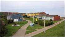 Helgoland. Die Jugendherberge liegt am Nordstrand der Insel. 11.09.2019