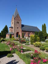 Barrit, romanische Ev. Kirche, erbaut von 1150 bis 1160 (23.07.2019)