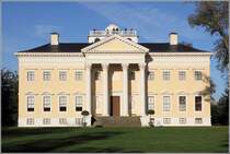 Oranienbaum-Wrlitz. Schloss Wrlitz im Wrlitzer Park wurde 1773 fertiggestellt. Schloss und Park gehren zur UNESCO-Welterbesttte Dessau-Wrlitzer-Gartenreich. 20.10.2019