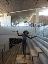 Hojbjerg, Museum Moesgard, erbaut von 2011 bis 2014 durch das Architektenbro Henning Larsen Architects (24.07.2019)