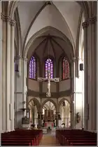 Osnabr�ck. Blick durch die St.-Marien-Kirche. 31.10.2019